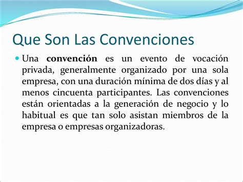 Convenciones Ppt Descargar