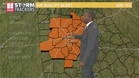 Code Orange Air Quality Alert Today Highs In Mid 90s