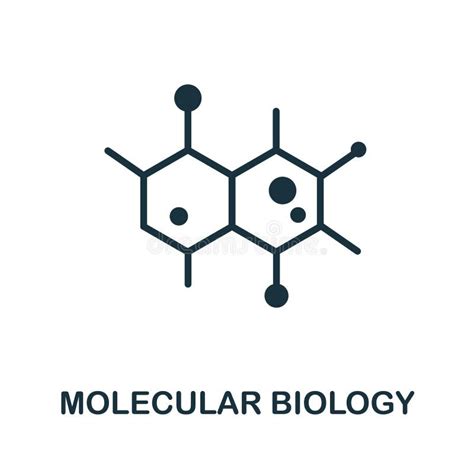 Icono De Biología Icono De Bioingeniería Simple Monocromo Para