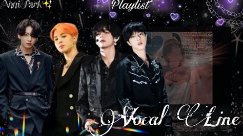 Playlist Ubdated Bts Vocal Line Songs Youtube