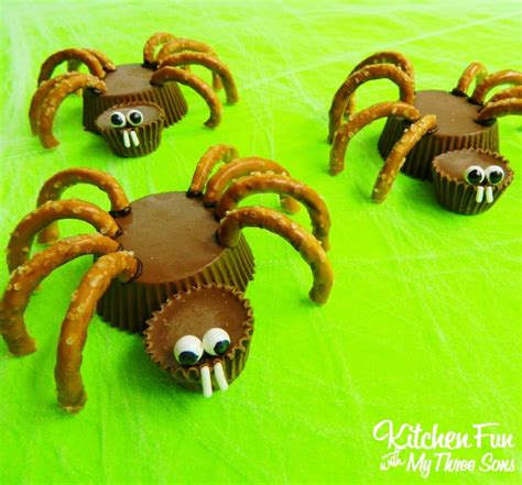 Halloween Reese's Spiders | Kitchen Fun With My 3 Sons