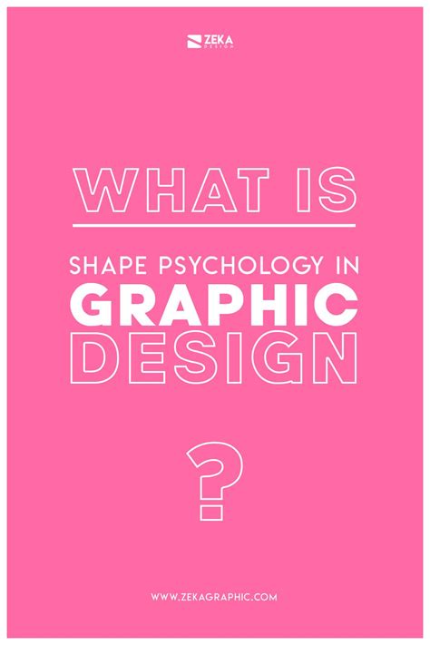 Shape psychology in graphic design – Artofit