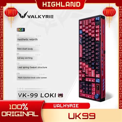 VALKYRIE VK Mode Mechanical Keyboard Gamer Keyboards Wireless Bluetooth Keyboard Hot Swap