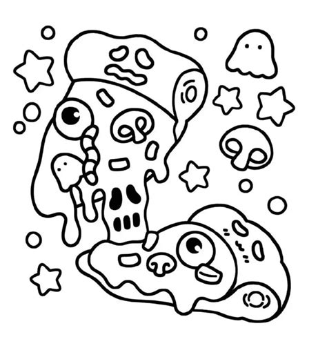 Desenhos Spooky Cutie Para Colorir E Imprimir Pdf Gratis