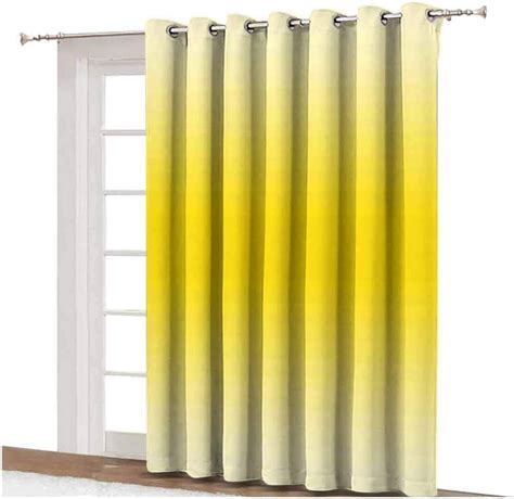 Simple Gradient Color Curtains For Sliding Glass Doors 100 X 84 Inches Extra Wide Curtains For