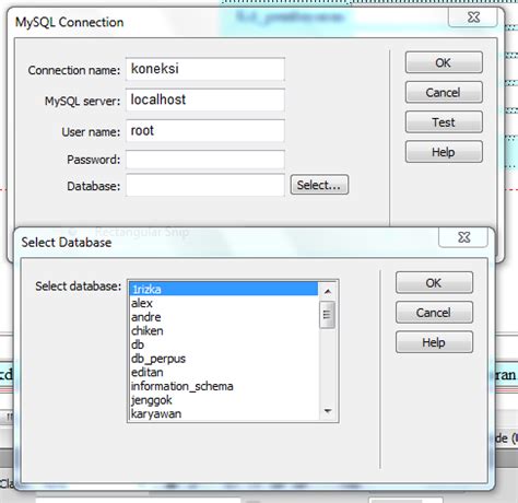 Membuat Koneksi Database PHP MySQL Di Dreamweaver Rizka Mala Alfiana