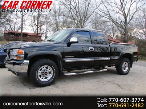 Used 2000 Gmc Sierra 2500 Slt Ext Cab 4x4 For Sale In Cartersville Ga