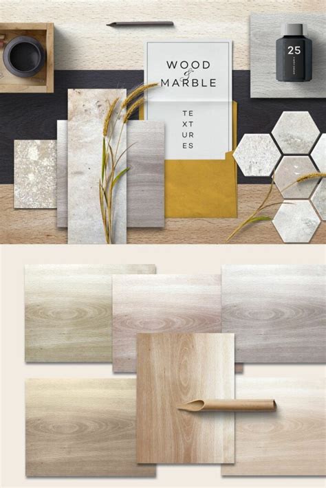 Wood Marble Textures MasterBundles