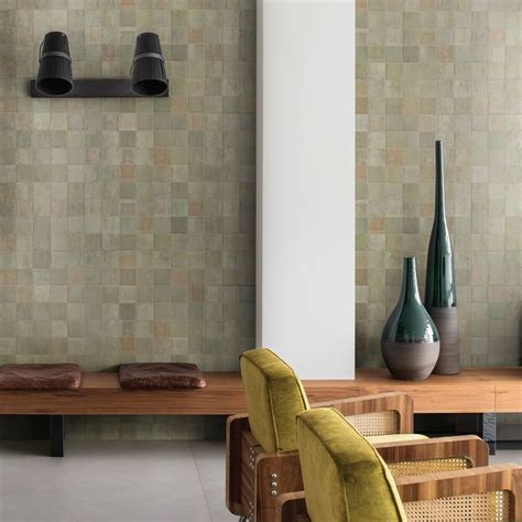 Marazzi Zellige 4 In X 4 In Glazed Ceramic Wall Tile Salvia