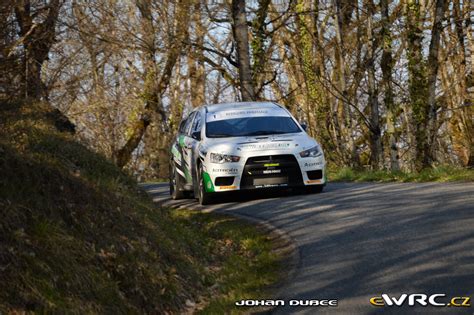 Lobry Micha L Parade Ga Tan Mitsubishi Lancer Evo X R Rallye