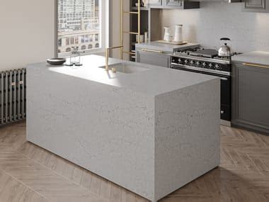 PALLADIO Reconstructed Stone Kitchen Worktop With Marble Effect By