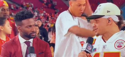 Jackson Mahomes Crashes Patrick S Interview At Super Bowl 2023