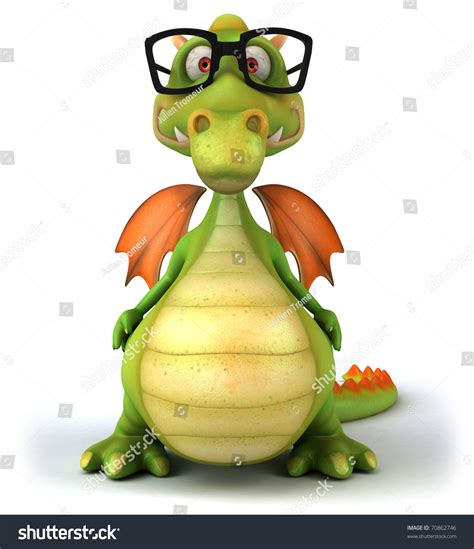 Dragon With Glasses Stock Photo 70862746 : Shutterstock