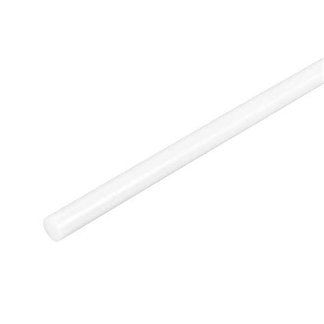 Uxcell 1 Adet Plastik Yuvarlak Ubuk 4mm Dia 50cm Beyaz M Hendislik