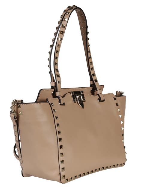 Valentino - Valentino Rockstud Trapeze Tote Bags - KW2B0037BOL Y61 ...