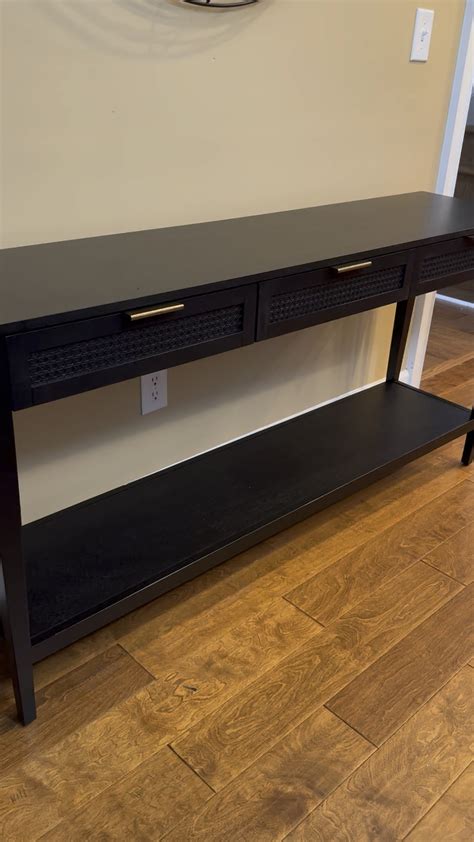 East Bluff Woven Drawer Console Curated On Ltk