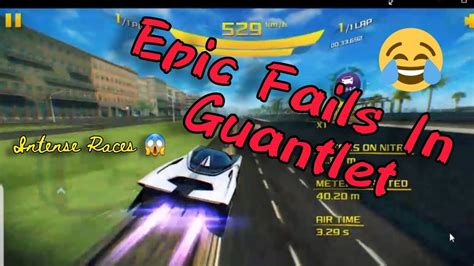 Asphalt 8 Epic Fails Intense Gauntlet Races Sunday Fun YouTube