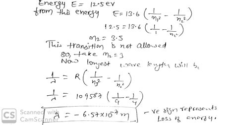 A Hydrogen Atom Initially In Its Ground State Absorbs A Photon And Is