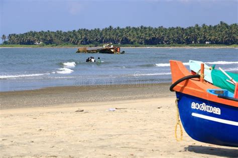 December 28 2012 Kannur Kerala India People Enjoy The Dharmadam