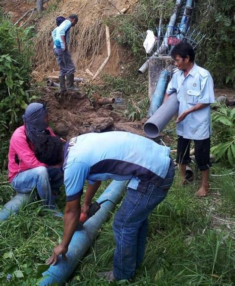 Pipa Pdam Patah Tertimpa Longsor Warga Mamasa Krisis Air Bersih