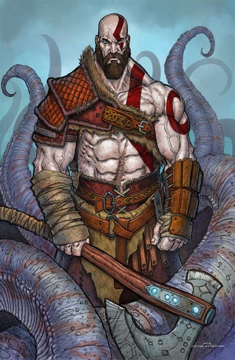 Kratos God Of War By Siriussteve Comic Books Art Comic Art Batman Art