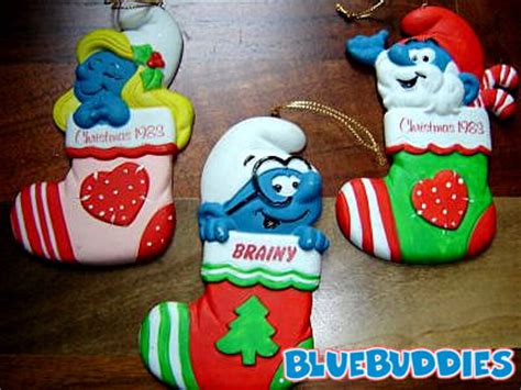 Smurf Christmas Ornaments "The Night Before Christmas" Series Smurfette ...