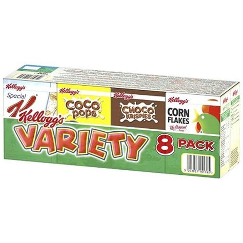 Kelloggs Variety Pack 8s 196g Breakfast Cereals