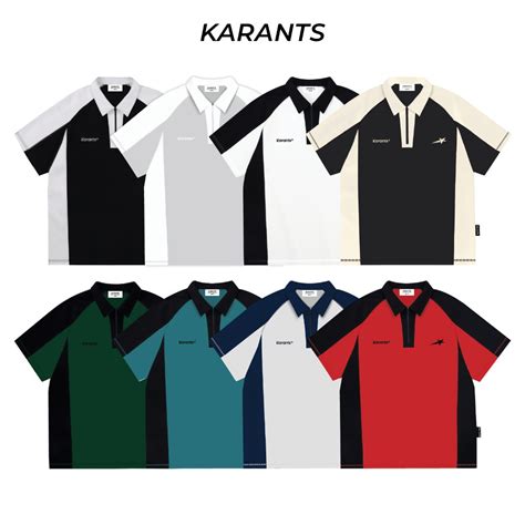 Karants แบรนดระดบนานาชาตอนเทรนด เสอโปโลมซป Hot Trend Form Oversize ราคาทดลองสนคา
