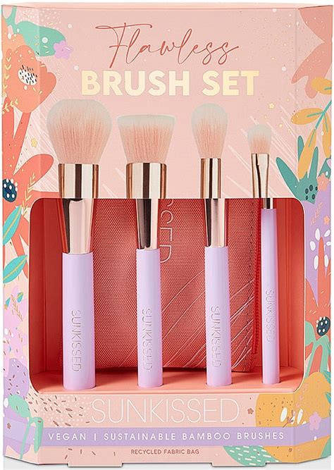 Sunkissed Flawless Brush Set Kit Pinceaux De Maquillage Makeup Fr