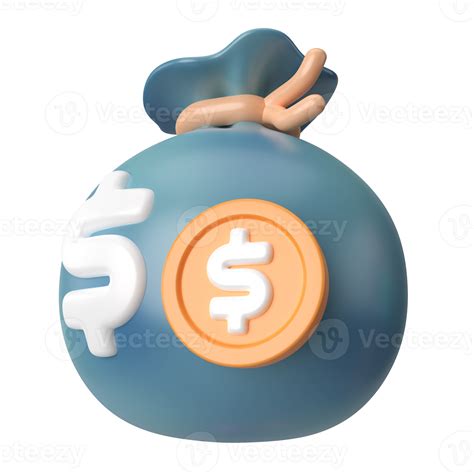 Money Bag 3d Illustration Icon 21301237 Png