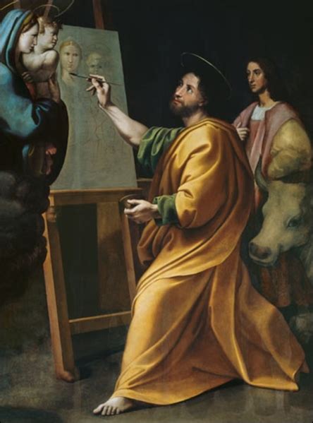 Raphael St Luke Painting The Virgin Anastpaul