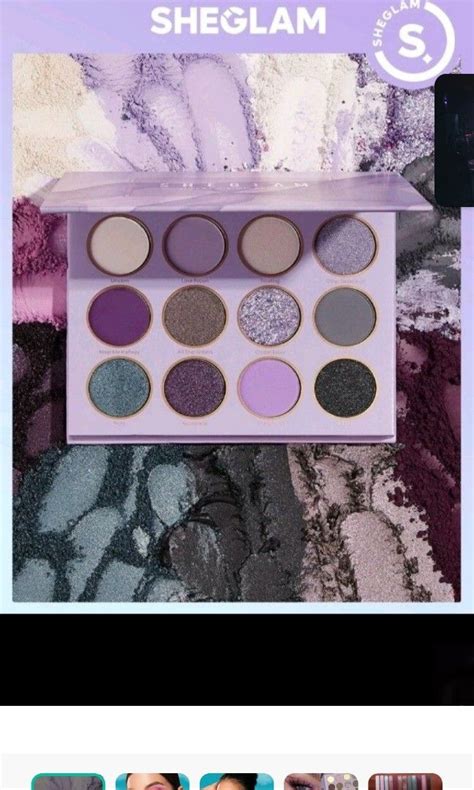 Purple Themed Eyeshadow Palette Beauty And Personal Care Face Makeup