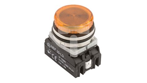 Lampka sygnalizacyjna 30mm żółta 24 230V AC DC W0 LDU1 NEF30LD G