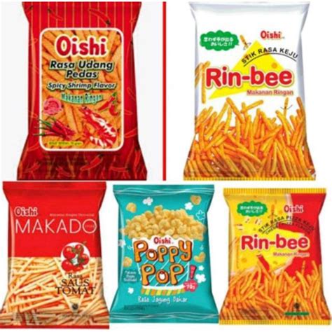 Jual Oishi Snack Rinbee Oishi Udang Gr Shopee Indonesia