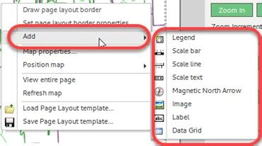 create  page layout map silvics university