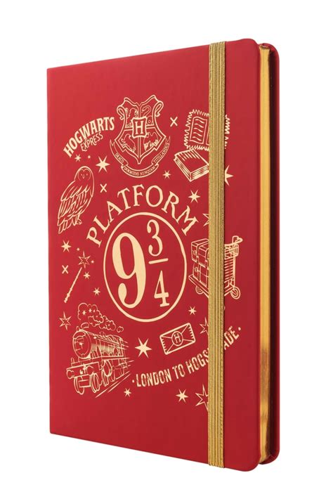 Cuaderno Mooving Notes A Harry Potter Rojo Woopy