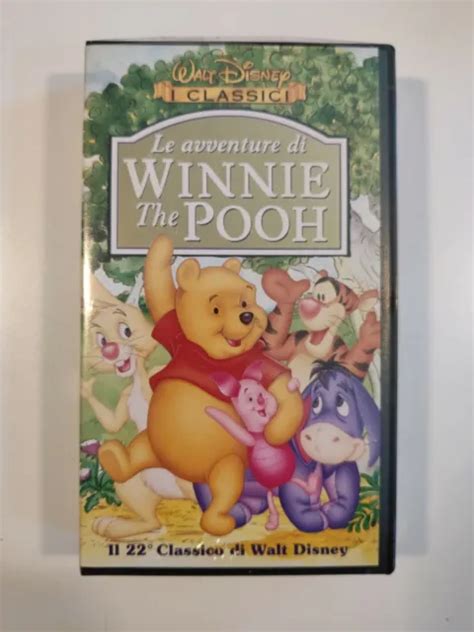 LE AVVENTURE DI Winnie The Pooh Vhs Walt Disney Vs 4705 Nuova