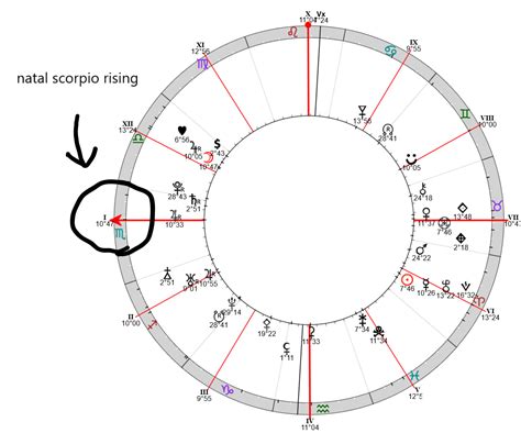 Birth Chart Rising Sign: A Visual Reference of Charts | Chart Master