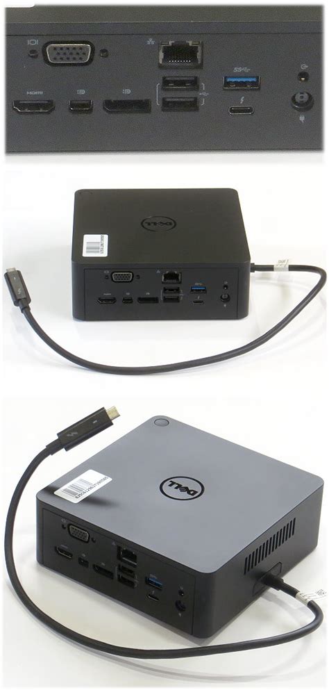 Dell Thunderbolt Dock TB16 K16A USB C Auf LAN HDMI 2x DisplayPort 6x