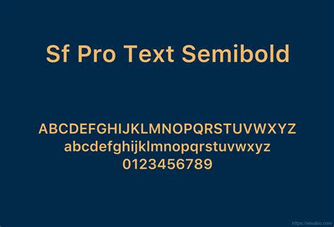 Sf Pro Text Semibold Font Free Download [ttf - otf] | Wisabo Fonts