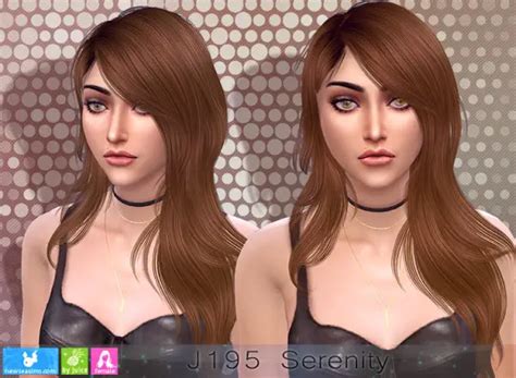 Sims 4 Hairs ~ Newsea J195 Serenity Hair