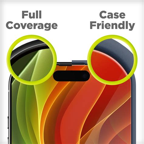 Screen Guard with easy applicator Case Friendly, 2 pack iPhone 16 ...