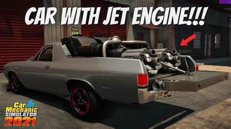 Car Mechanic Simulator 2021 CAR WITH JET ENGINE Drag Racing DLC