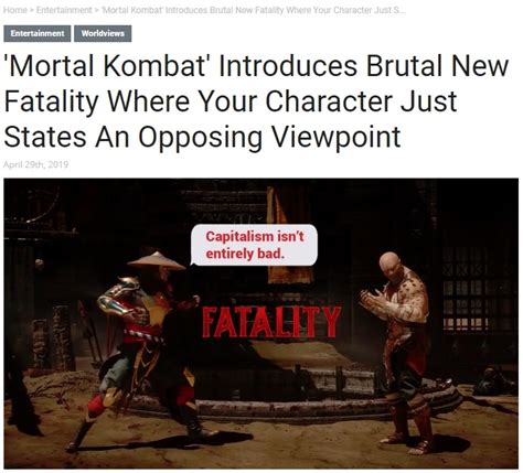 Mortal Kombat Introduces Brutal New Fatality Mortal Kombat 11 Know