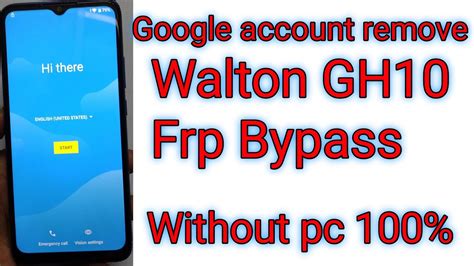 Walton Primo Gh Frp Bypass Without Pc Youtube