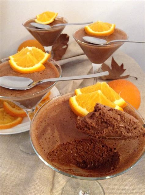 Mousse De Chocolate E Laranja Vegan