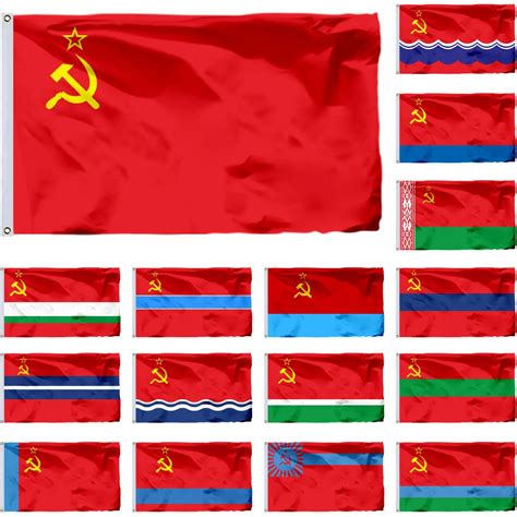 Russian Soviet Federative Socialist Republic Flag Azerbaijan Ssr Armenian And Armenian Ukrainian