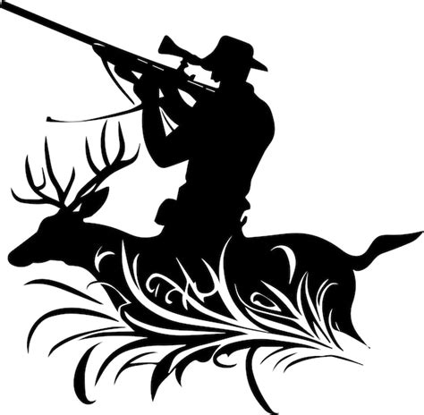 Premium Vector Deer Hunting Vector Illustration