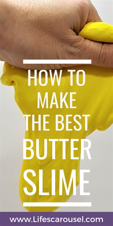 Best Butter Slime Recipe Smoothest And Stretchest Slime Ever