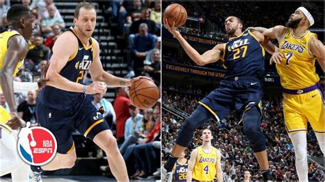 Rudy Gobert Joe Ingles Record Double Doubles In The Jazz S Win Over